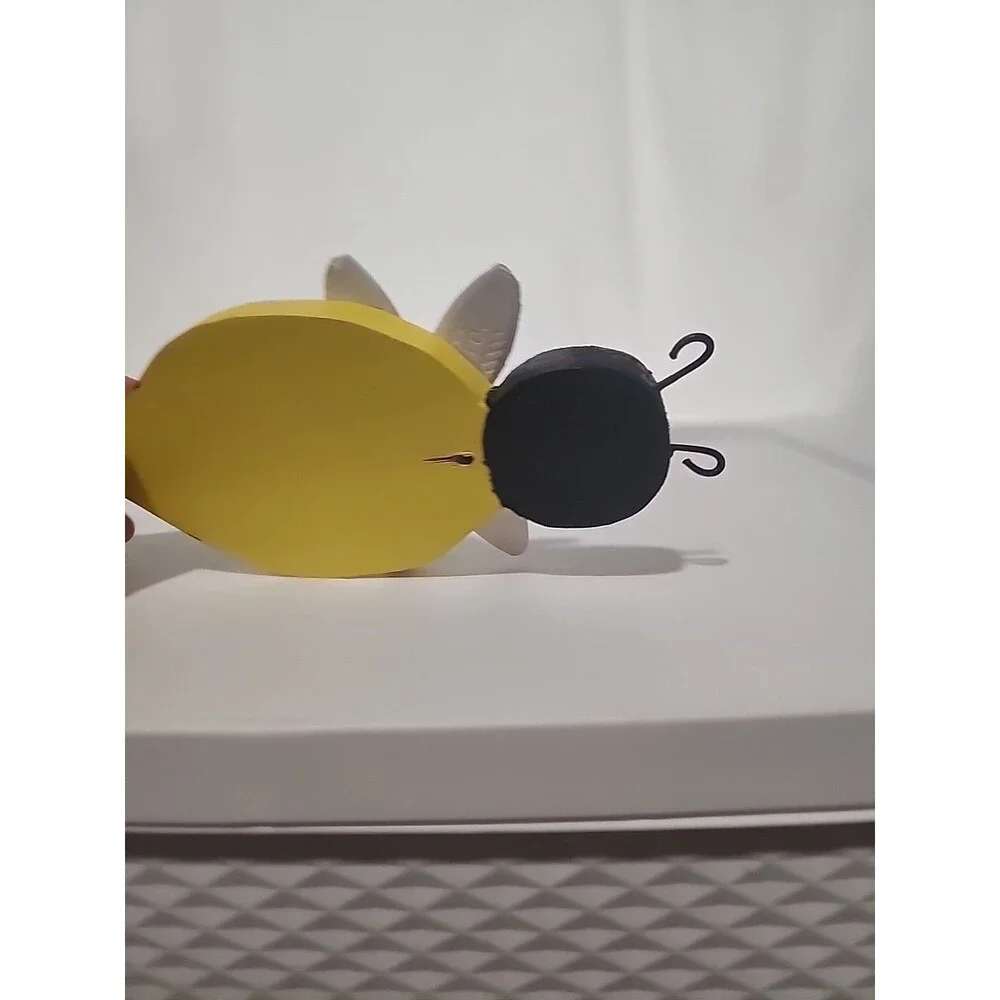 Bumble Bee hand cut and painted wooden yard decorations